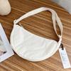 Estilo Japonês Estilo Japonês Estilo 2023 Outono Novo Bolsa de Axila Bolsa de Ombro Pequena Bolsa de Ombro Transversal para Casal Lona Bolsa Dumpling 457244