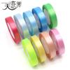 Cinta de Raso de Color Puro de Alta Calidad de 1.5 cm Cinta de Raso 200 Multicolor Flor Hecha a Mano para Regalo Embalaje Lazo para Globo