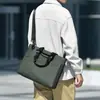Bolso cruzado para hombre, gran capacidad, maletín portátil diario, bolso de hombro casual para ir al trabajo, bolso para computadora de viaje de negocios