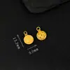 Totalmente bañado en plata de ley S925 con oro de 24 quilates, Accesorios de joyería DIY tradicionales bañados en oro, Colgante de pulsera tejido clásico vintage