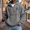 Ropa Nueva para Hombre Transfronteriza Amazon Más Vendida Cremallera Multibolsillo Nueva Sudadera Tendencia de Comercio Exterior Sudadera Serie NFL