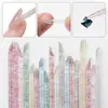 Atacado de Fábrica Caneta de Pontilhismo de Ponta Dupla 7,5cm Bastão de Madeira Empurrador de Cutícula Bastão de Cristal Bastão de Pontilhismo Bastão para Nail Art