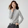 2026 Suéter de Cachemir con Múltiples Botones y Cuello Alto Reductor de Edad Otoño Nueva Llegada Elegante Moda Versátil Top