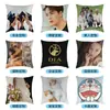 Almohada diy a mapa logo personalizado empresa regalos creativos animación estrellas circundantes según funda de cojín de sofá