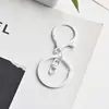 Llavero con colgante de tres piezas, cierre de langosta pintado de metal colorido, accesorios de joyería DIY, llavero y anillo