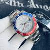 Reloj GMT Círculo Coke para Hombre Reloj Mecánico Totalmente Automático Reloj Mecánico Greenwich Círculo Sprite Reloj Danny Road