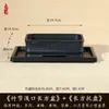 Macetas rectangulares de alta gama, Suculentas, Cálamo, Pino Luohan, Macetas para bonsái de higuera, Macetas de resina engrosada imitación arena púrpura