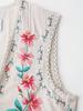 Chaleco Casual de Encaje con Bordado Floral Fino para Mujer Top 2025 Otoño Nuevo Transfronterizo Europeo y Americano