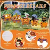 Estacas de chão de abóbora de Halloween mais vendidas internacionalmente com rostos de fantasmas, esqueletos, fantasmas, gatos pretos e trenzinhos para decoração de quintal ao ar livre