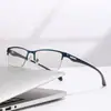 Óculos de Leitura de Meio Aro Moda Masculina Negócios Celebridade da Internet Atravessar Fronteiras Lente Única Presbiopia Idoso Fabricante Venda por Atacado Óculos de Leitura