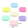 Luz Acrílica para Macarrones de Color Claro Corazón de Caramelo con Forma de Lazo Cuentas Irregulares Materiales de Cuentas DIY para Niños Accesorios de Joyería