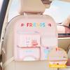 Armazenamento de assento de carro Bolsa Rack de viagem de carro multifuncional Cute Women's Cartoon Rear Seat Storage Hanging Bolsa