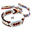 Popular en Europa y América: Pulseras Tejidas Arcoíris Hechas a Mano en Estilo Étnico Nepalí, Venta al por Mayor de Joyería