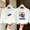 Roupa Infantil Meninos Outono Camiseta de Manga Longa 2026 Nova Camiseta Estilo Primavera e Outono Algodão Puro Camada Interna Camada Base Top Tendência