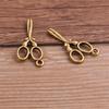 3 cores 14X 29mm joias de liga diy pequenos acessórios ferramentas de necessidades diárias tesoura charm pingente pingente pingente
