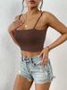 Camisola Corta de Talla Grande para Mujer 2025 Primavera, Verano y Otoño Transfronteriza para Usar en Capas o Sola, Artículo de Moda Sexy para Chicas
