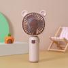 Ventilador de Mão Simples de Urso de Desenho Animado Criativo Mini Portátil Carregamento USB Ventilador de Animal Presente Transfronteiriço Atacado