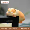 Bonita Pantalla Decorativa de Ganso Blanco Grande Figura Acostada Regalo Sanador para Escritorio de Oficina Cumpleaños de Mejor Amigo