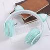 Fone de Ouvido Bluetooth Sem Fio com Graves Pesados Fone de Ouvido Colorido com Orelhas de Gato Fone de Ouvido para Jogos Fone de Ouvido para Música Mz39M