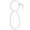 Moda 2022 Nuevo Tobillera de Pedrería para Mujer Verano Playa Súper Brillante Cadena de Tobillo de Cristal Accesorios de Joyería para Tacones Altos