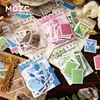 Pacote de Adesivos Crepúsculo Série Colagem Jovem Material para Decoração de Diário DIY Adesivos Base Colagem 4 Opções