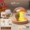 Luz de Noche de Gelatina de Concha de Erizo de Mar Natural Kit de Materiales Hechos a Mano para Bricolaje Adorno Decorativo Regalo para Niños y Novias