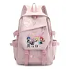 Mochila Anime Desenho Animado Bocchi the Rock, Pedra Solitária, para Meninas, Alunos do Ensino Fundamental e Médio, Bolsa de Ombro Duplo de Grande Capacidade