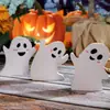Adornos de Fantasma Blanco de Halloween Boo Adornos de Decoración para el Hogar de Halloween Adornos de Murciélago Set de Adornos de Calabaza