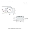 Enlace Maquinaria CNC para Carpintería Accesorios para Máquina de Grabado Base para Motor de Husillo de Aleación de Aluminio Soporte Fijo de Sujeción