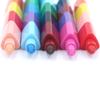 Crayón de 12 colores sedoso para estudiantes, colorido, de plástico, para niños, para pintar, grafiti, punta bala, cosido, Amazon