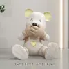 Estilo Crema Oso Violento Adornos para Sala de Estar Gabinete de TV Dormitorio Gabinete de Vino Decoración Escritorio Hogar Fortuna Regalo de Mudanza
