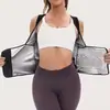Ropa Modeladora Femenina Transfronteriza con Ajuste de Velcro Mágico, Traje de Sudoración para Yoga con Control de Abdomen, Entrenador de Cintura Deportivo Ajustado, Traje de Sudoración Moldeador de Cuerpo