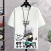 Camiseta de Manga Curta Tendência Jovem Marca 2026 Casual Bonita Roupas de Verão para Meninos Nova Camiseta de Manga Curta de Verão para Homens