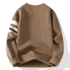 Artículos de Venta Caliente Transfronterizos, Productos Populares en Stock, Nuevos Suéteres Casuales de Cuello Redondo Otoño e Invierno, Prendas Básicas de Punto, Prendas de Punto para Hombre