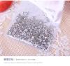 Joyería para uñas 1440 diamantes de imitación de fondo plano no se caen del fondo de diamantes austriacos blanco AB transparente redondo bolsa grande diamantes de cristal para uñas