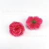 Flor de Clavel Simulada de 6 cm Cabeza de Flor Artificial Venta al por mayor Decoración de Boda Cabeza de Flor de Seda Flor para Pasador de Pelo DIY Semi-terminada Accesorios de Flor