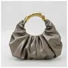 Bolso de Nube Plegado de Color Sólido de Gama Alta 2026 Nuevo de Moda para Mujer Estilo de Nicho Bolso de Mano Bolso de Noche
