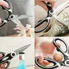 Tijeras de Cocina de Acero Inoxidable Tijeras para Alimentos Tijeras Potentes para Huesos de Pollo Tijeras Multifuncionales Afiladas para Carne Barbacoa Hogar Tijeras Panda