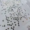 Rhinestones planos mini de 3 mm en forma de corazón, color dopamina, para decoración DIY de uñas