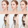 Pendientes de cuentas de estilo bohemio europeo y americano color tejido a mano borla larga pendientes de cuentas Miyuki venta al por mayor