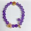 Atacado Natural Crystal Purple Asai Pulseira de Círculo Único Nova Moda Chinesa Original Novas Explosões Pulseira Jóias Presente