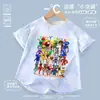 Conjunto Deportivo Infantil Temático de Restaurante de Suzi, Camiseta de Manga Corta y Shorts de Secado Rápido, Ropa de Casa Fresca para Niños y Niñas