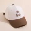 Chapéus de Bebê para Primavera, Bonés de Baseball para Exportação, Bonés de Urso de Desenho Coloridos para Crianças de 2 a 6 Anos, Chapéus de Sol para Verão