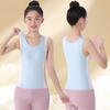 Colete Térmico Feminino com Protetor de Peito e Barriga para Outono e Inverno, Adequado para a Fase de Desenvolvimento Infantil