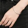Pulsera de Perlas Retorcidas de Plata Pura 999 para Mujer, Estilo Juvenil, Nuevo Modelo 2026, Delgada y Versátil, Pulsera de Plata Pura, Regalo para Novia