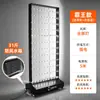 Caixa de Luz com Peso à Prova de Vento Outdoor Painel LED Tecido de Filme Macio Placa de Exibição Iluminada Suporte Vertical Móvel Recarregável Dupla Face