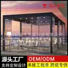 Suministro Directo de Fábrica Pérgola de Aleación de Aluminio para Patio Exterior Toldo Solar Invernadero Pérgola Inteligente Eléctrica con Lamas Orientables