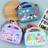 Nuevo Monedero de Silicona de Dibujos Animados para Niños, Lindo Mini Bolso Cruzado, Bolsa para Guardar Auriculares, Impermeable, Llavero Pequeño, Transfronterizo