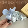 Pequeño Boniato Francés de Nicho Dulce de Alta Calidad Diseño Lazo Pinza de Acetato Elegante Dulce Elegante Pinza de Tiburón