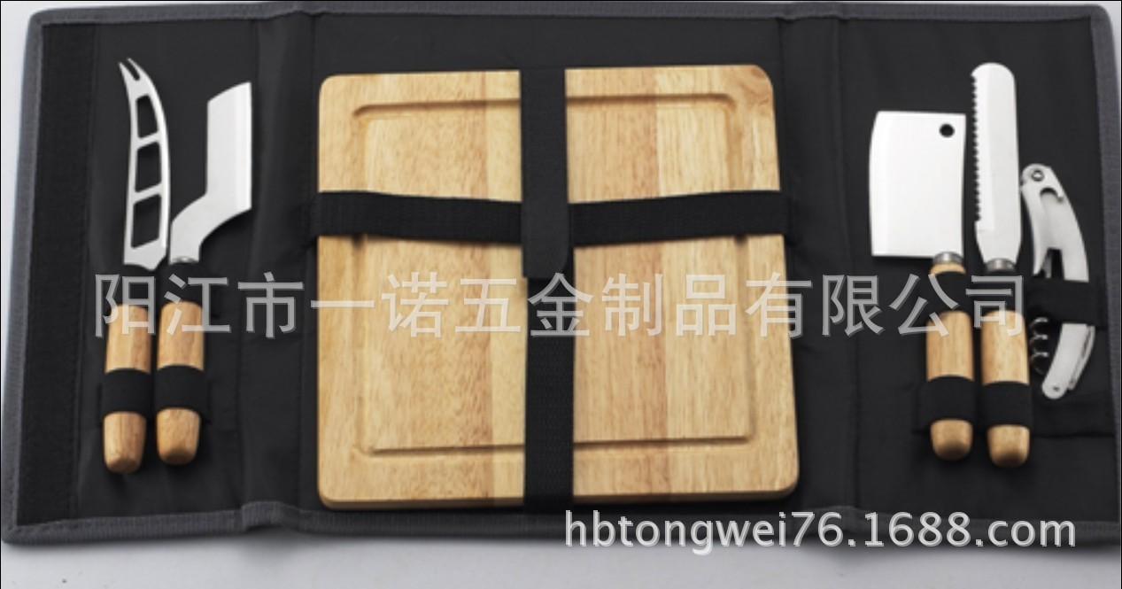 F-012EBB套装木柄奶油刀芝士刀比萨刀黄油刀起司刀牛油刀